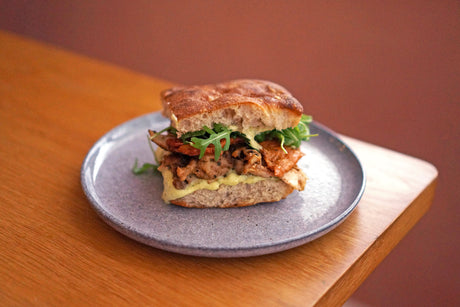 Natural Wine Killers: Chicken, Rocket and Aioli Sandwiches with  Crispy Chicken Skin and Selection Massale Central Otago Pinot Noir