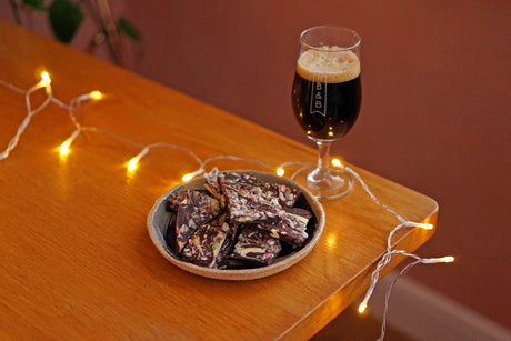 The Beer Lover's Table: Peppermint Bark and Burning Sky Brewery Blessed State Export Stout