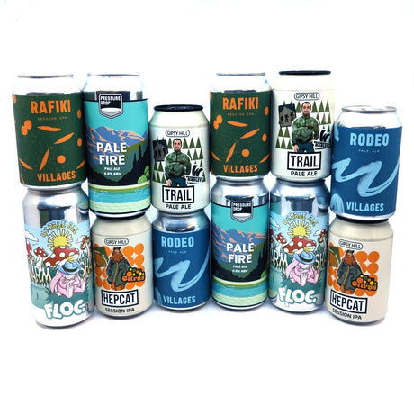 HB&B Fridge Fillers (pales and IPAs) beer pack (12 cans)-Hop Burns & Black