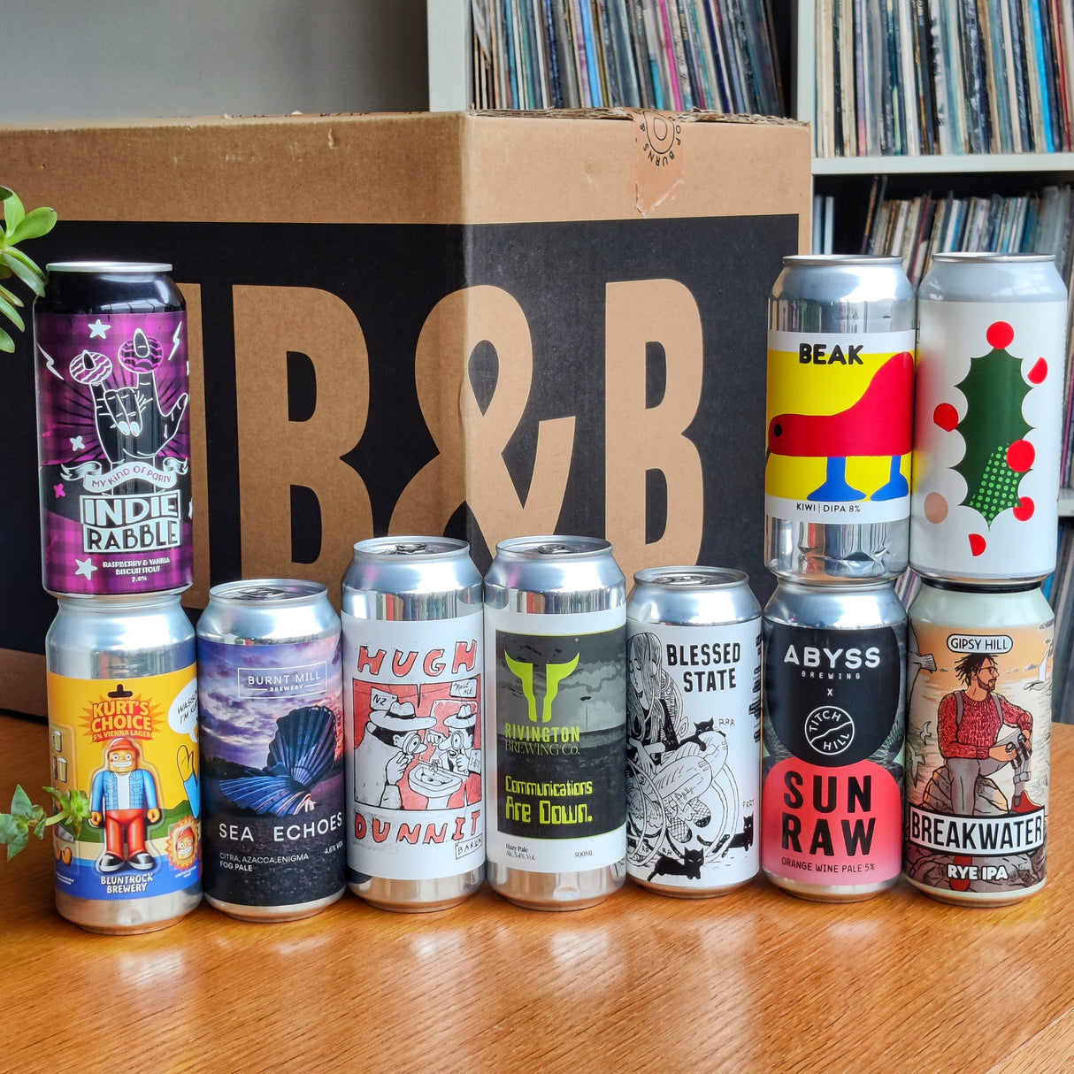 3 month pre-paid - HB&B Sub Club All Killer No Filler beer subscription box-Hop Burns & Black