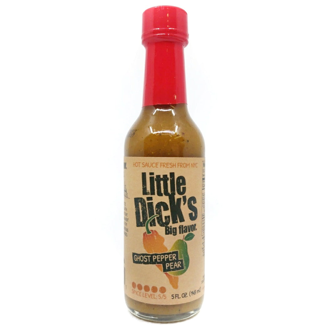 Little Dick's Ghost Pepper Pear Hot Sauce (148ml)-Hop Burns & Black