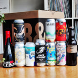 6 month pre-paid - HB&B Sub Club All Killer No Filler beer subscription box-Hop Burns & Black