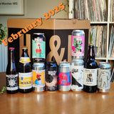 6 month pre-paid - HB&B Sub Club All Killer No Filler beer subscription box-Hop Burns & Black