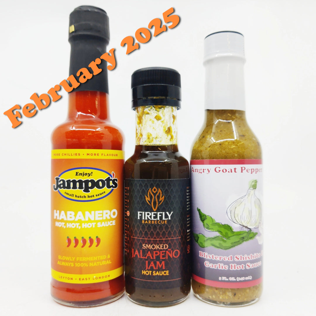 12 month bi-monthly (6 boxes) pre-paid Burns Box GIFT hot sauce subscription-Hop Burns & Black