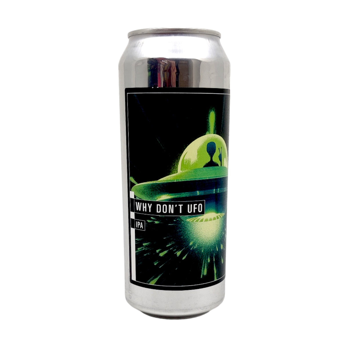 Makemake Why Don't UFO IPA 6% (500ml can)-Hop Burns & Black