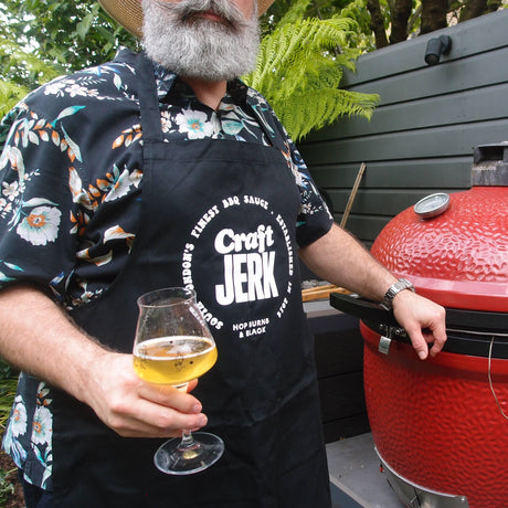 HB&B Craftjerk BBQ Apron-Hop Burns & Black