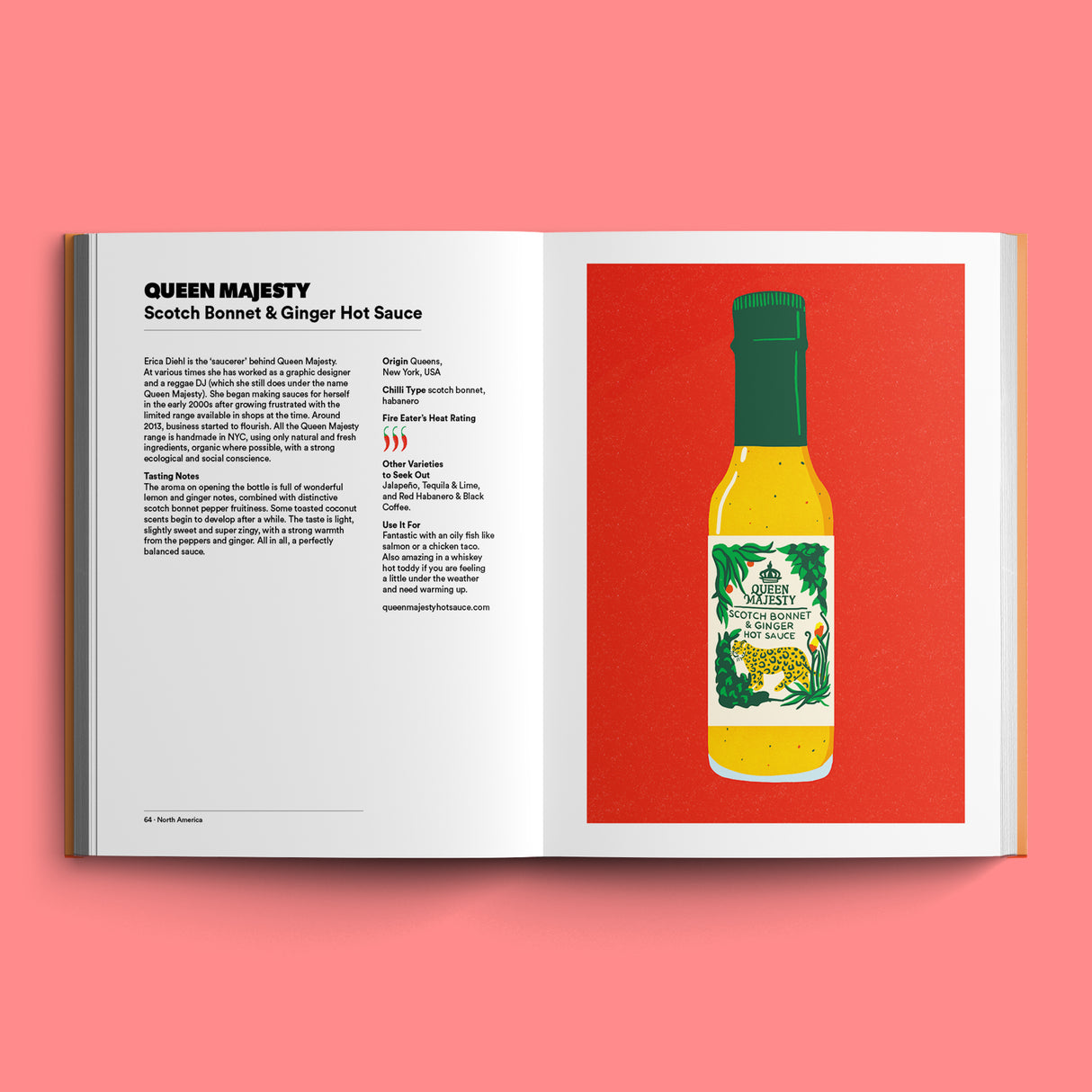 Hot Sauce: A Fiery Guide to 101 Of The World’s Best Sauces (book)-Hop Burns & Black