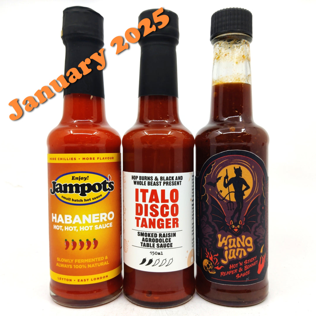 6 month quarterly (2 boxes) pre-paid - HB&B Sub Club Burns Box hot sauce subscription-Hop Burns & Black