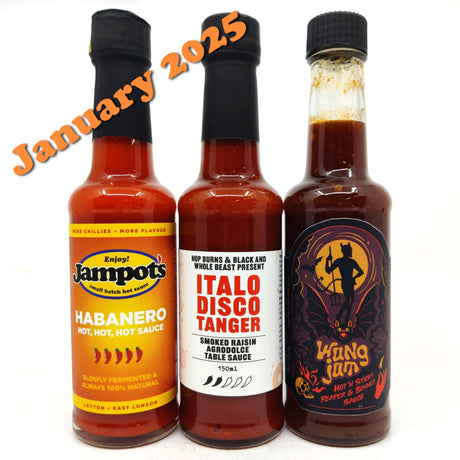 6 month quarterly (2 boxes) pre-paid - Burns Box GIFT hot sauce subscription-Hop Burns & Black