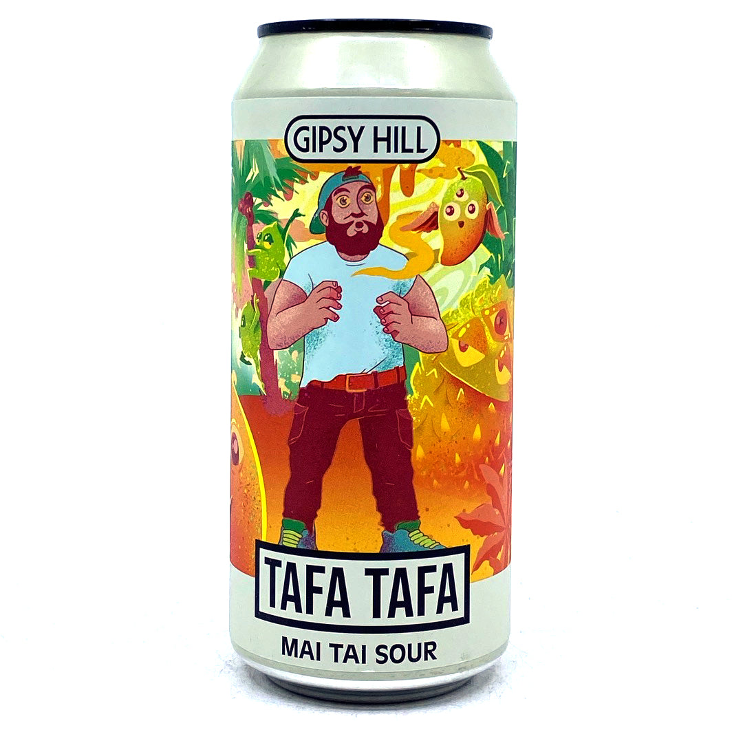 Gipsy Hill Tafa Tafa Mai Tai Sour 5.5% (440ml can)-Hop Burns & Black