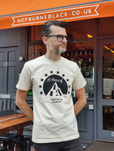 HB&B 10th Anniversary T-shirt (cream)-Hop Burns & Black