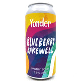 Yonder Blueberry Bakewell Pastry Sour 6.5% (440ml can)-Hop Burns & Black