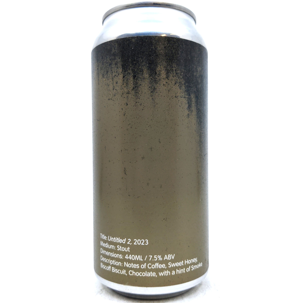 Drop Project x TATE Untitled 2 Chocolate & Smoked Salt Stout 7.5% (440ml can)-Hop Burns & Black