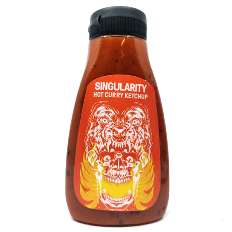 Singularity Sauce Co Hot Curry Ketchup (250ml)-Hop Burns & Black