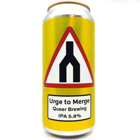 Queer Brewing Urge To Merge IPA 5.8% (440ml can)-Hop Burns & Black