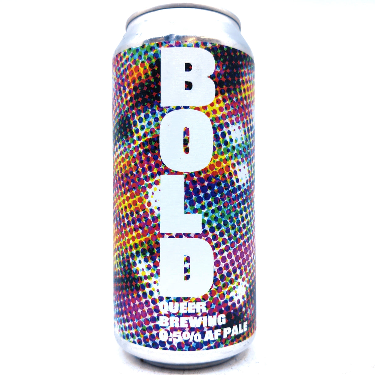 Queer Brewing BOLD Alcohol Free Pale Ale 0.5% (440ml can)-Hop Burns & Black