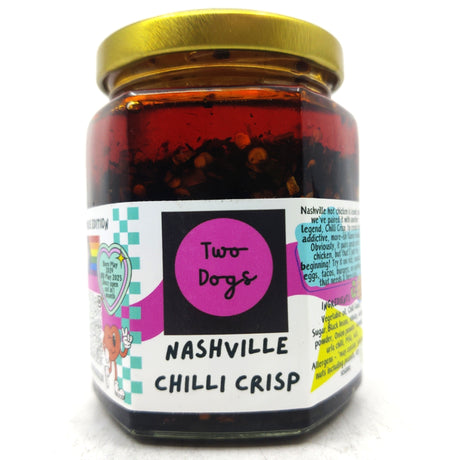 Two Dogs Nashville Chilli Crisp (190ml)-Hop Burns & Black