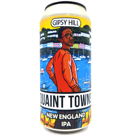 Gipsy Hill Quaint Towns New England IPA 6.8% (440ml can)-Hop Burns & Black