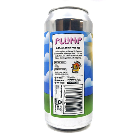 Bluntrock Plump IPA 6.5% (440ml can)-Hop Burns & Black