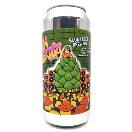 Bluntrock Brew Selecta Hazy Pale Ale 5.5% (440ml can)-Hop Burns & Black