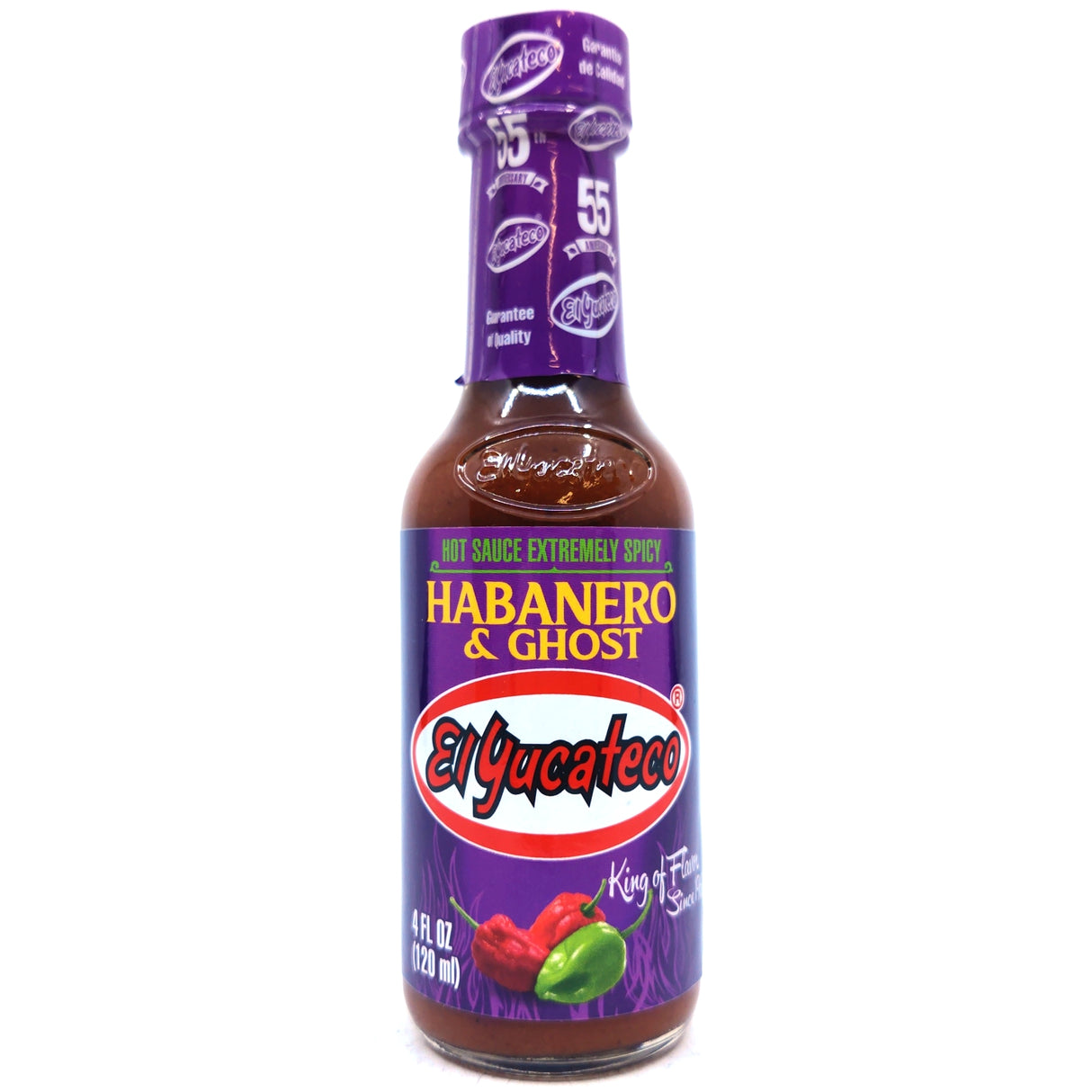 El Yucateco Habanero & Ghost Hot Sauce (120ml)-Hop Burns & Black