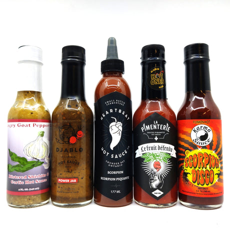 Hot Ones Mini Mix pack (5 sauces)-Hop Burns & Black