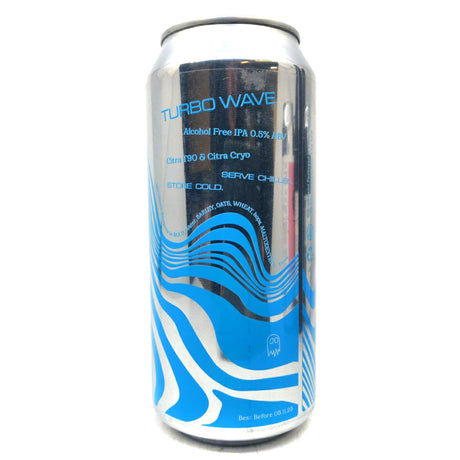 We Can Be Friends Turbo Wave Alcohol Free IPA 0.5% (440ml can)-Hop Burns & Black