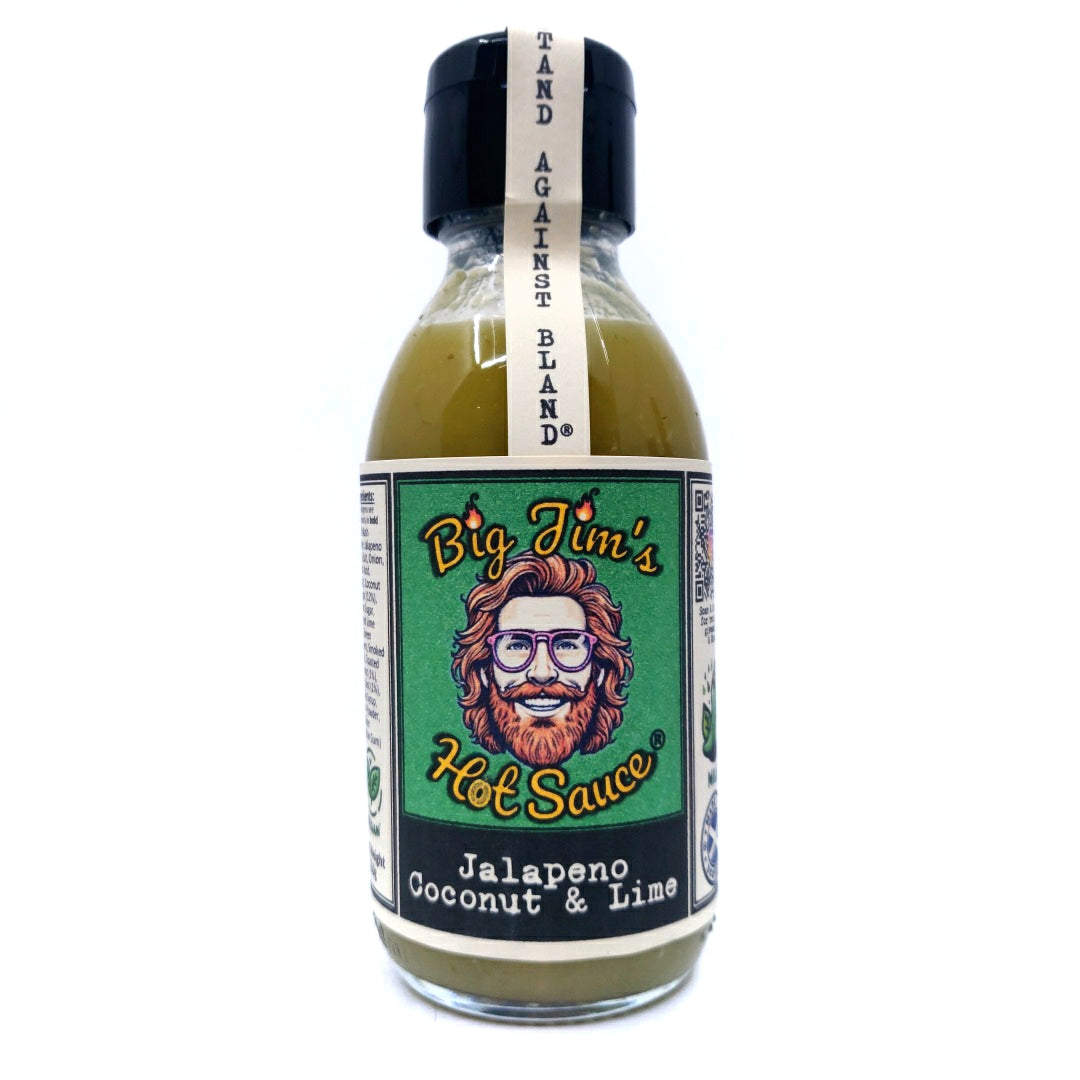 Big Jim's Jalapeno Coconut & Lime Hot Sauce (150g)-Hop Burns & Black