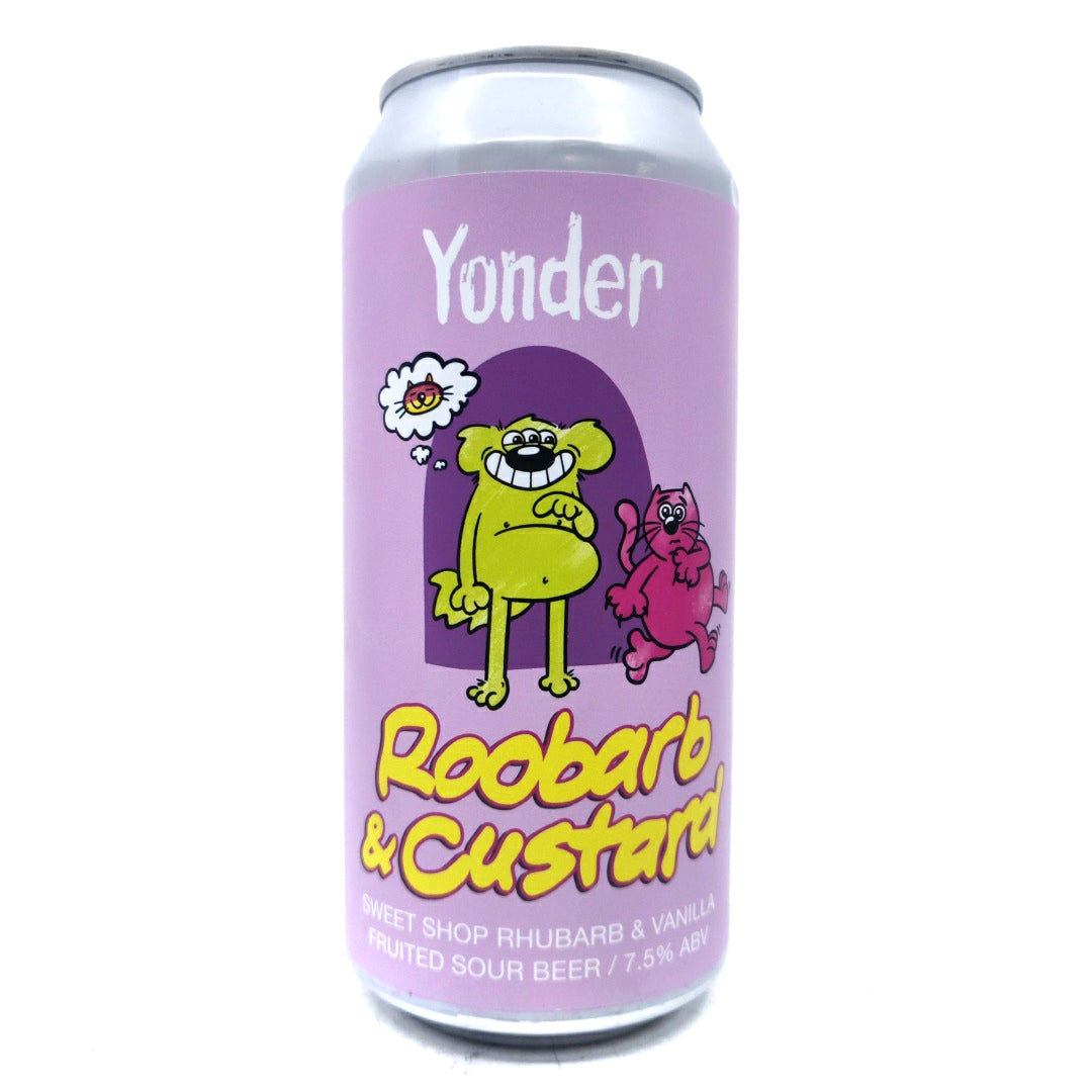 Yonder Roobarb & Custard Fruited Sour Beer 7.5% (440ml)