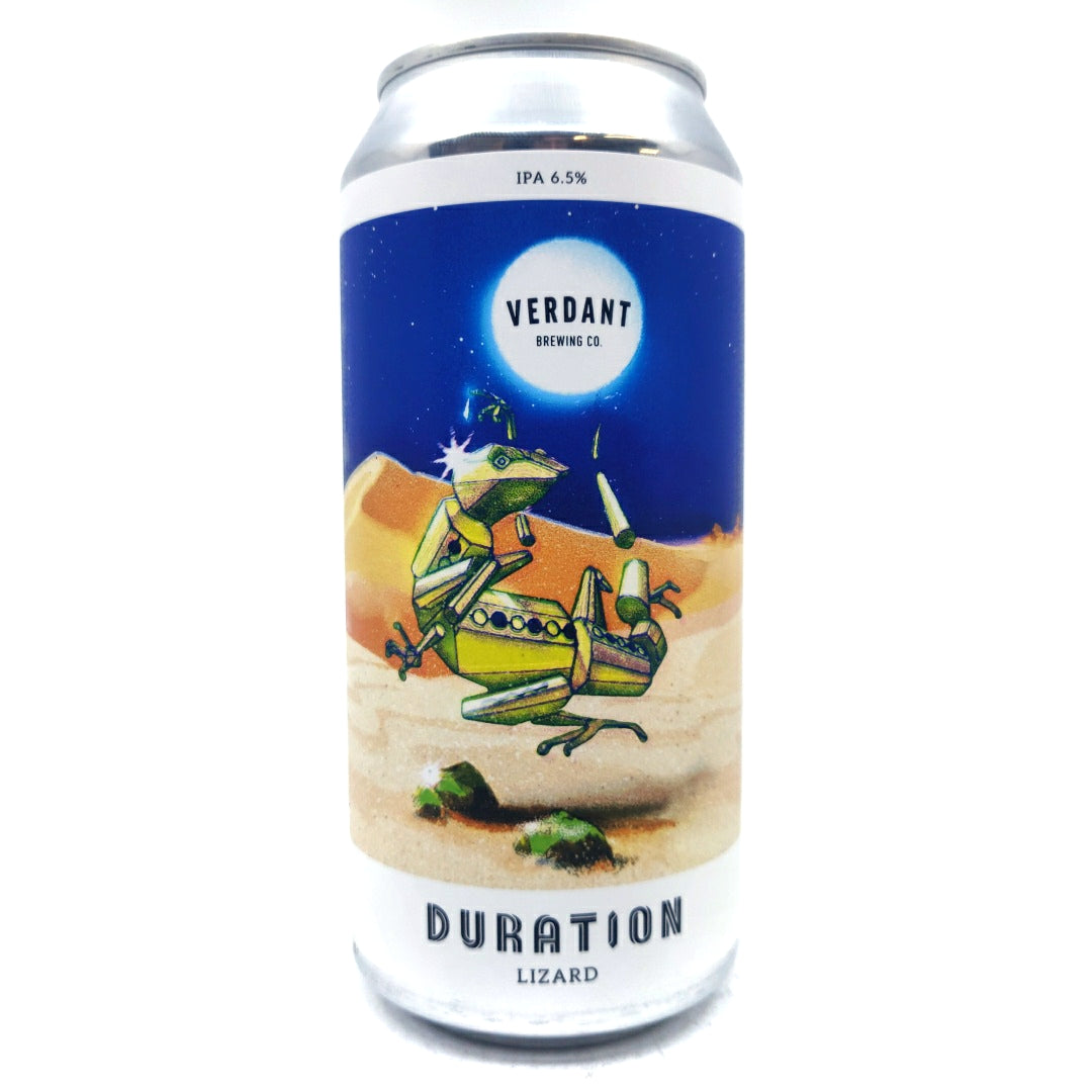 Duration x Verdant Lizard IPA 6.5% (440ml can)-Hop Burns & Black