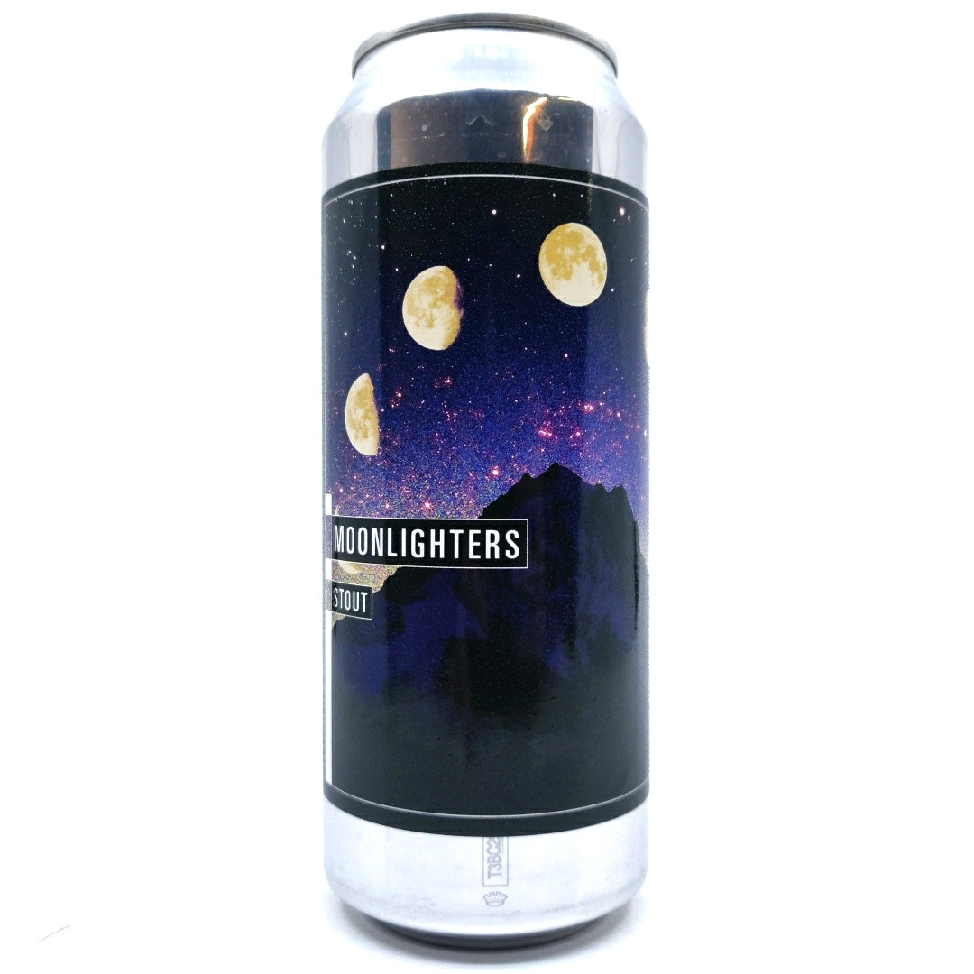 Makemake Moonlighters Stout 4.8% (500ml can)-Hop Burns & Black