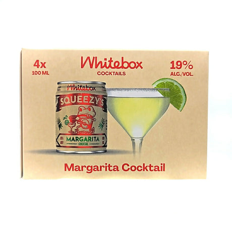 Whitebox Squeezy's Margarita gift pack 19% (4x100ml cans)-Hop Burns & Black