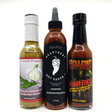 Hot Ones Superstar Trio (3 sauces)-Hop Burns & Black