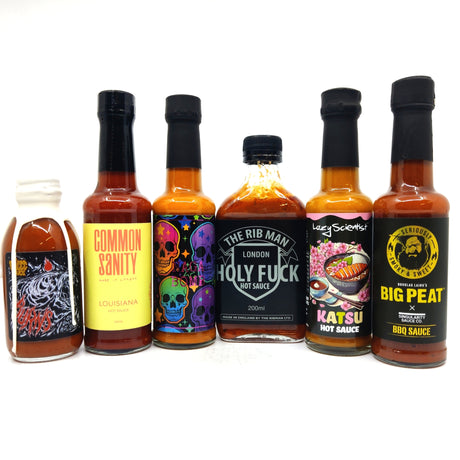 Taste of UK Sauce Pack (6 sauces)-Hop Burns & Black