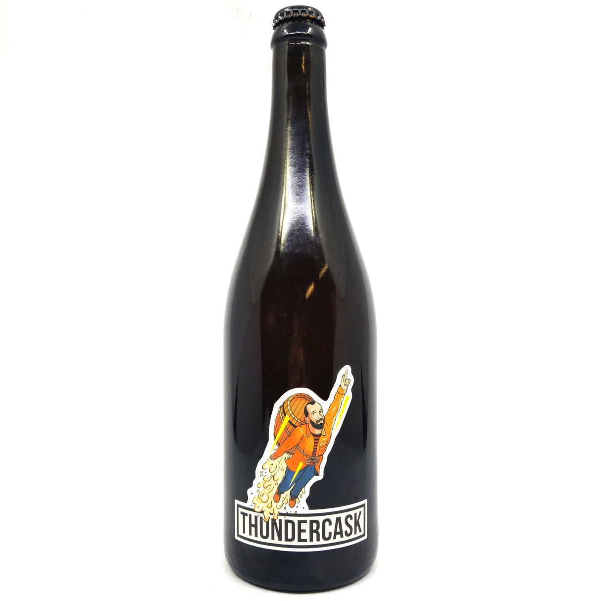 Gipsy Hill Thundercask Barrel Aged Saison 7% (750ml)-Hop Burns & Black