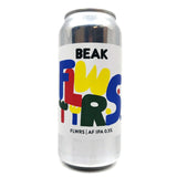 Beak Brewery x We Can Be Friends FLWRS Alcohol Free IPA 0.5% (440ml can)-Hop Burns & Black