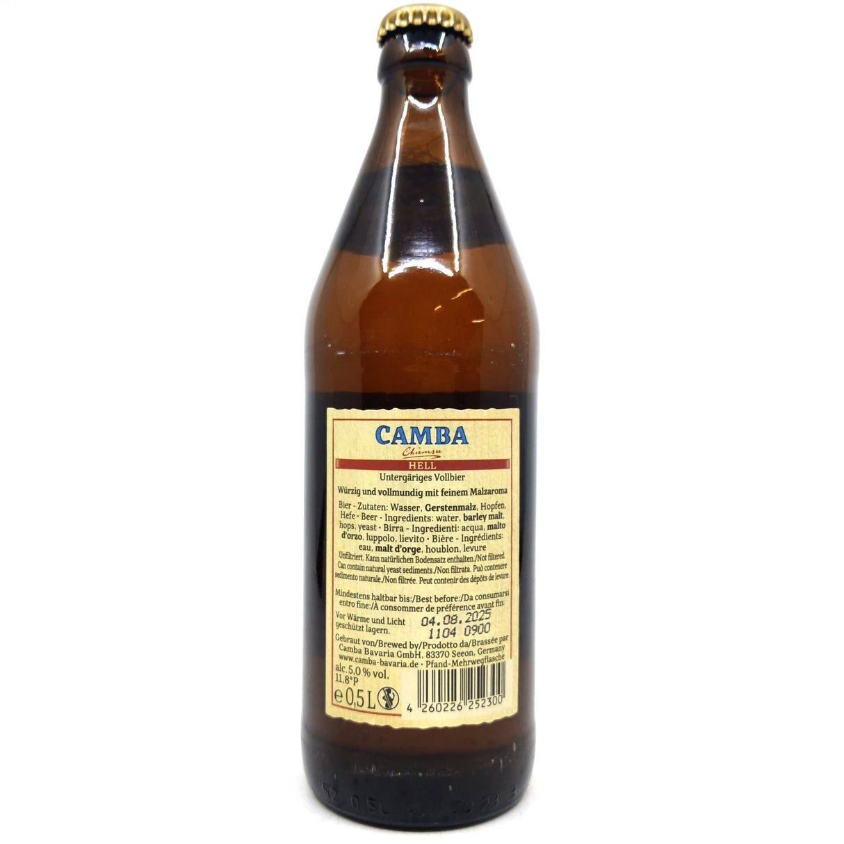 Camba Bavaria Hell 5.2% (500ml)-Hop Burns & Black