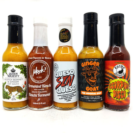 Hot Ones Mini Mix pack (5 sauces)-Hop Burns & Black