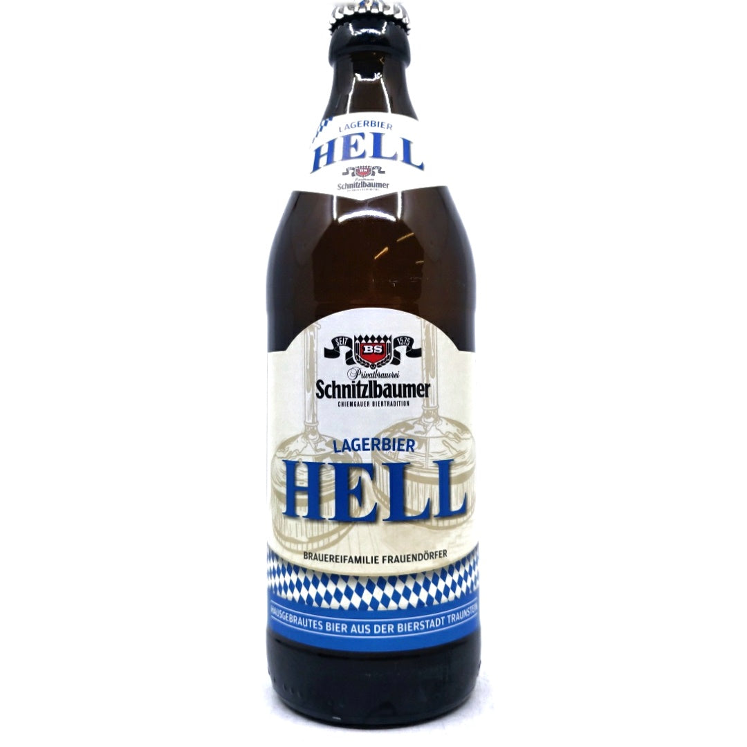 Schnitzlbaumer Export Hell 4.9% (500ml)-Hop Burns & Black