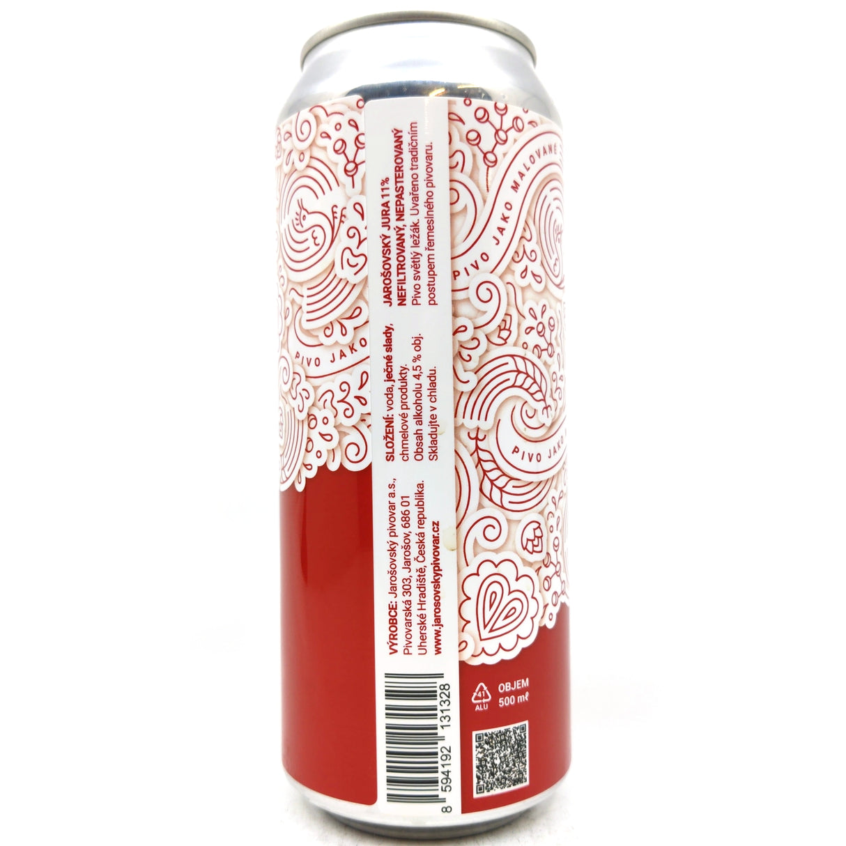 Jarosovsky Pivovar 11 Jura Pilsner 4.5% (500ml can)-Hop Burns & Black