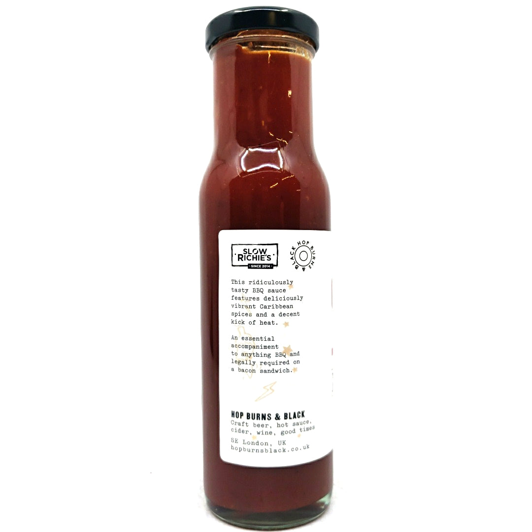 Hop Burns & Black x Slow Richie's Craftjerk Trans-Peckham Express Jerk BBQ Sauce (250ml)-Hop Burns & Black