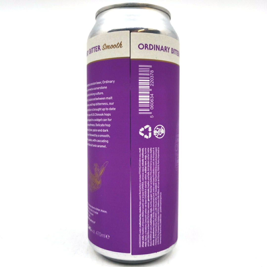 Anspach & Hobday Ordinary Bitter Smooth 3.4% (500ml can)-Hop Burns & Black