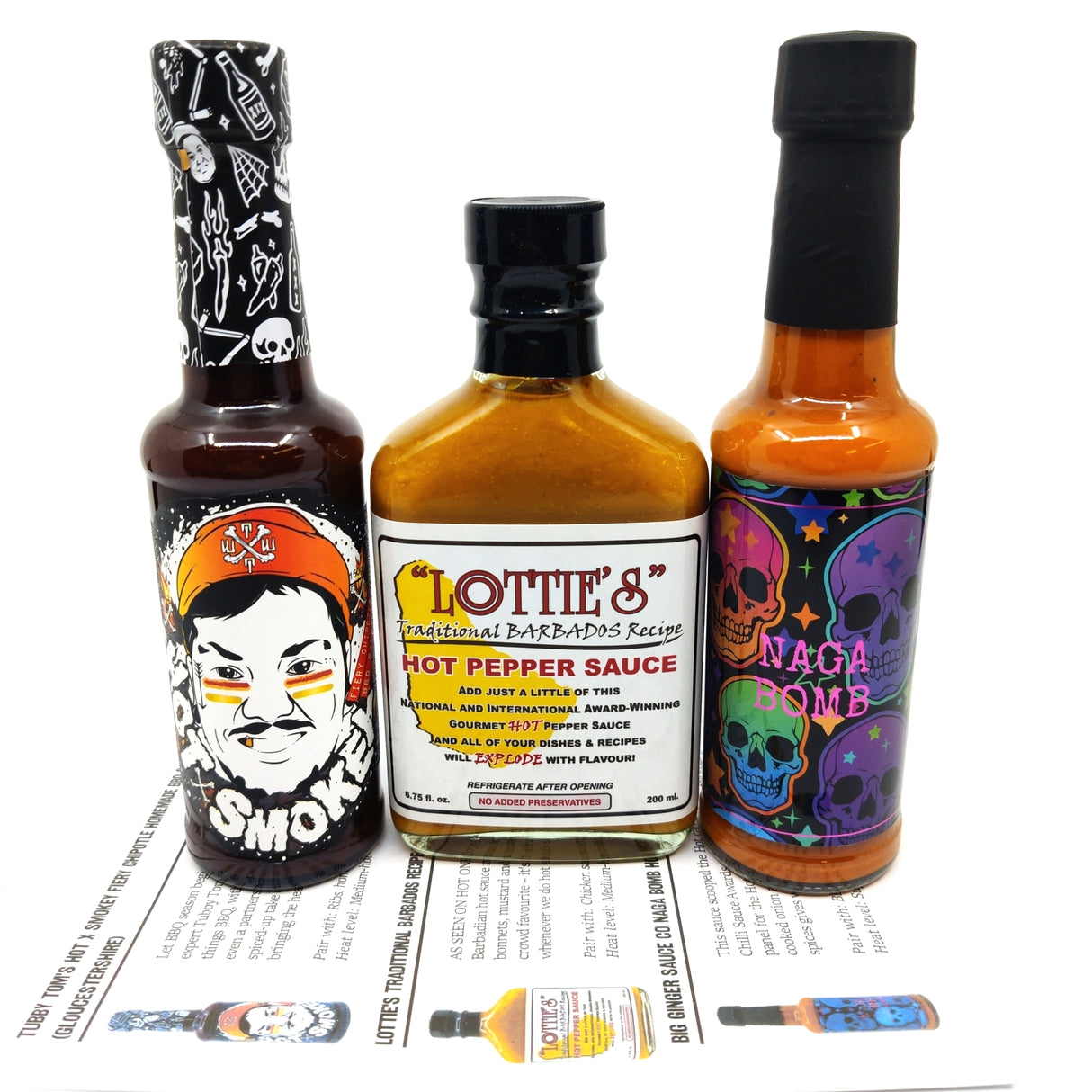 12 month bi-monthly (6 boxes) pre-paid Burns Box GIFT hot sauce subscription-Hop Burns & Black