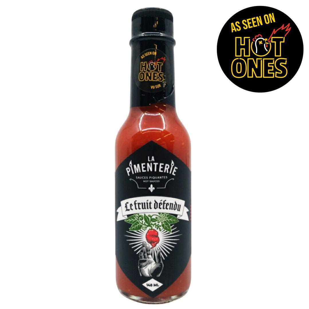 La Pimenterie The Forbidden Fruit Hot Sauce (148ml)-Hop Burns & Black