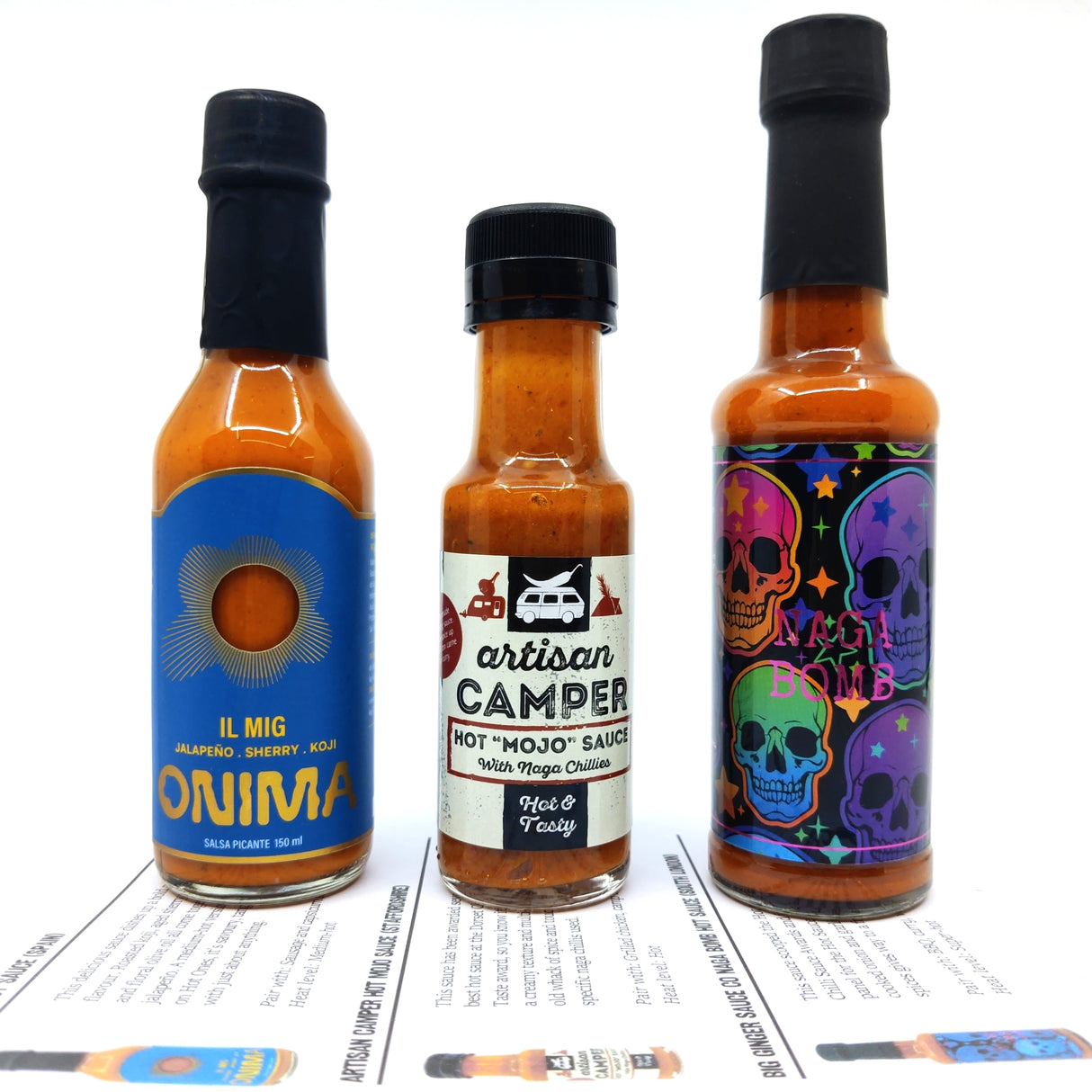 12 month bi-monthly (6 boxes) pre-paid - HB&B Sub Club Burns Box hot sauce subscription-Hop Burns & Black