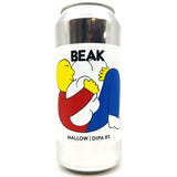 Beak Brewery Mallow Double IPA 8% (440ml can)-Hop Burns & Black