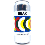 Beak Brewery Louie Witbier 5.2% (440ml can)-Hop Burns & Black