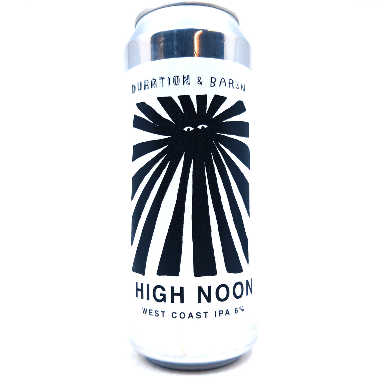 Baron Brewing x Duration High Noon West Coast IPA 6% (500ml can)-Hop Burns & Black