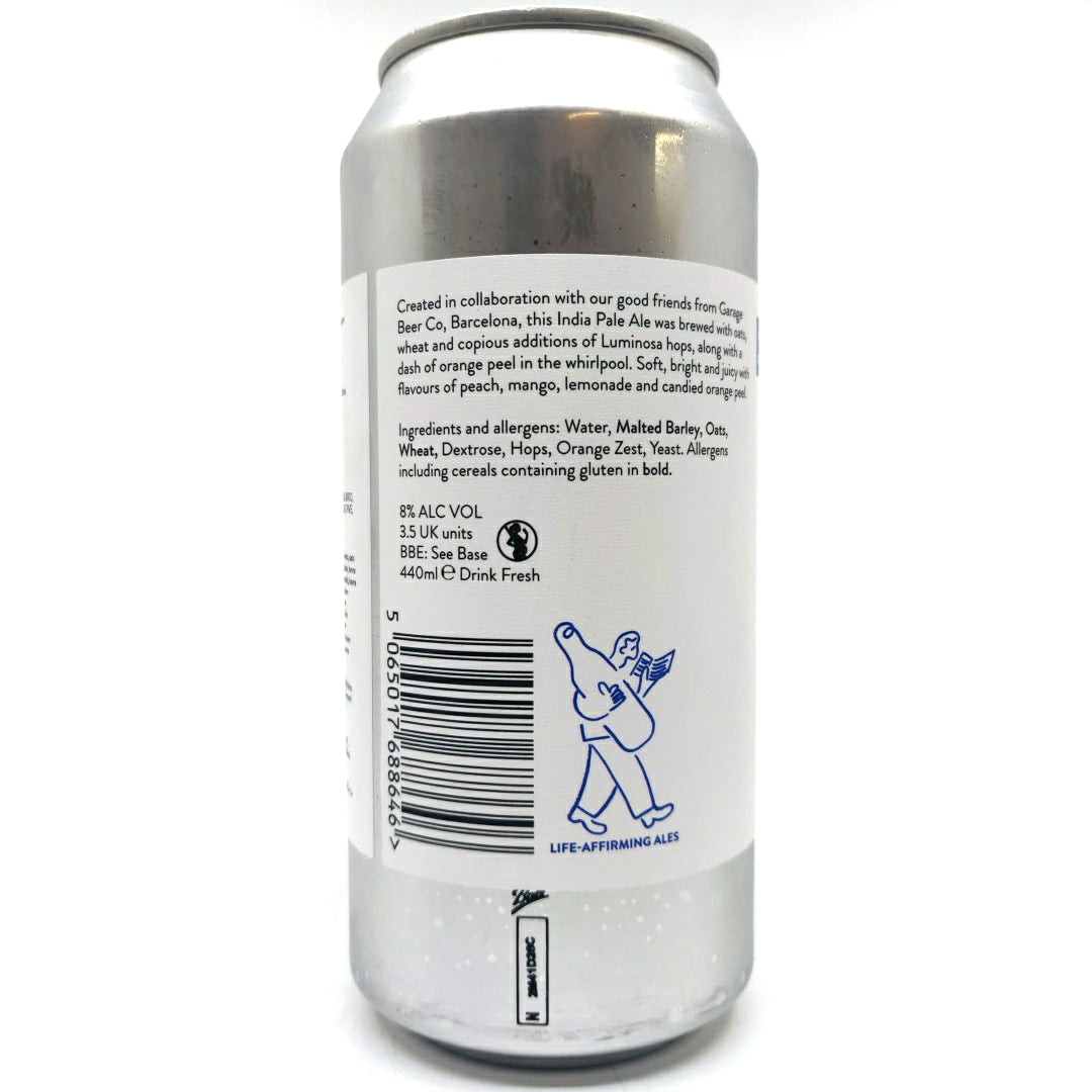 Beak Brewery x Garage Camino Double IPA 8% (440ml can)-Hop Burns & Black