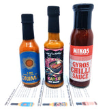 12 month quarterly (4 boxes) pre-paid - HB&B Sub Club Burns Box hot sauce subscription-Hop Burns & Black